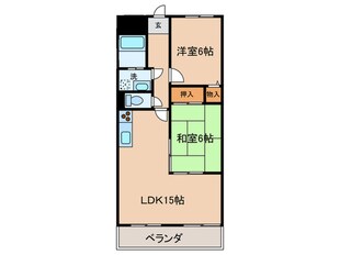 ﾒﾓﾘ-ﾀｲﾑの物件間取画像